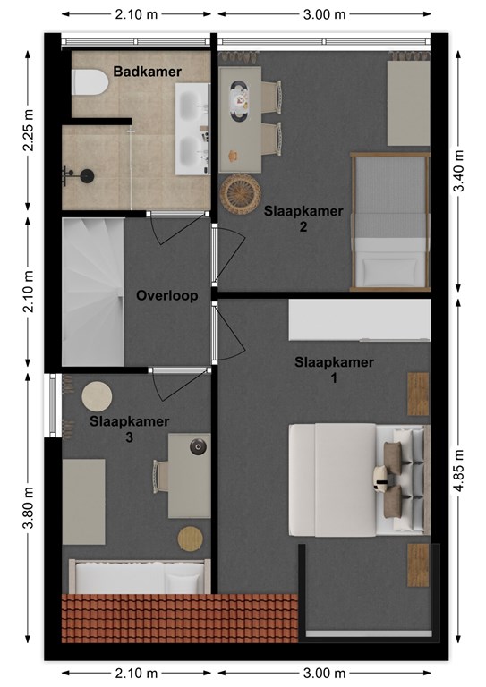 mediumsize floorplan